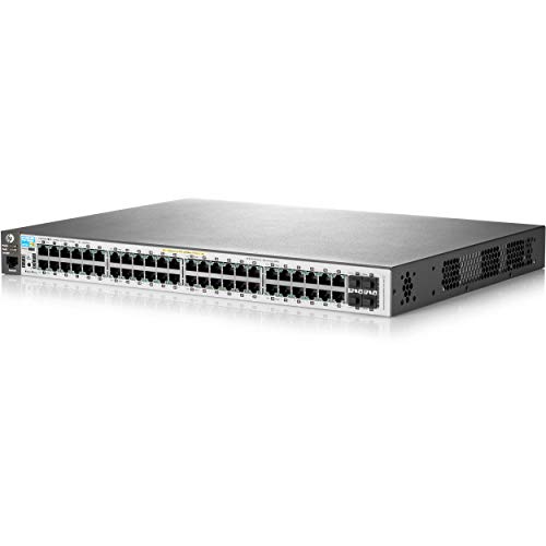 Aruba 2530 48G PoE+ Switch (J9772A) - 48 Ports + 48 Gray CAT6 Cables