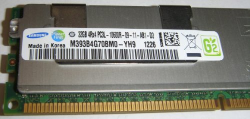 SAMSUNG M393B4G70BM0-YH9 PC3L-1600R DDR3 1333 32GB ECC REG 4RX4 (FOR SERVER ONLY)