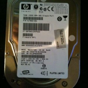 417800-001:HP 73GB SAS 15K HARD DRIVE