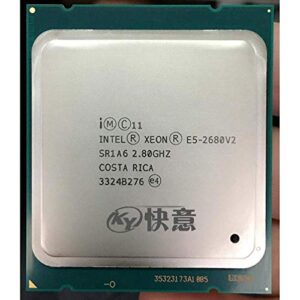 Intel Xeon Processor E5 2680 V2 CPU 2.8 LGA 2011 SR1A6 Ten Cores Server Processor E5-2680 V2 E5-2680V2