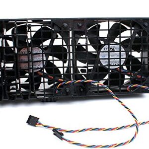 Genuine Dell Precision T3500 T5500 Desktop/Workstation Dual Fan Set 0HW856 HW856