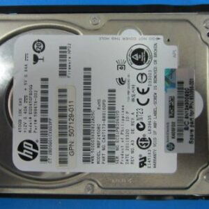 HP 450 GB 2.534; Internal Hard Drive - SAS - 10000 rpm - Hot Pluggable - 653956-001