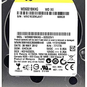 Western Digital WD6001BKHG XE 600GB 10000 RPM 32MB cache SAS 6.0Gb/s 2.5" internal server hard drive