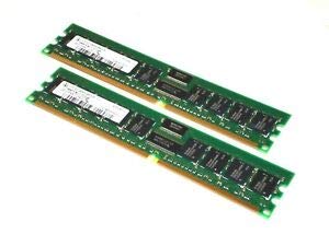 300680-B21 TNC Infineon 2GB (2 X 1GB) DDR PC-2100 266MHz ECC Memory Ram