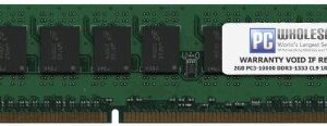 HP 2GB PC3-10600 DDR3-1333 1Rx8 ECC UDIMM (HP PN# 647905-S21)
