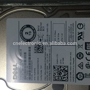 0XY986 Dell - 2TB 7.2K RPM 12Gb/s SAS 2.5"