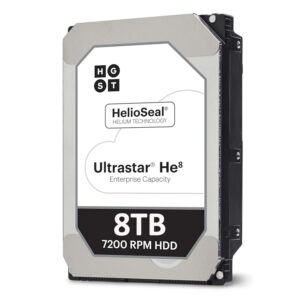 HGST Ultrastar 8TB 7200RPM SATA 6Gb/s 128MB Cache 3.5" Hard Drive HUH728080ALE600