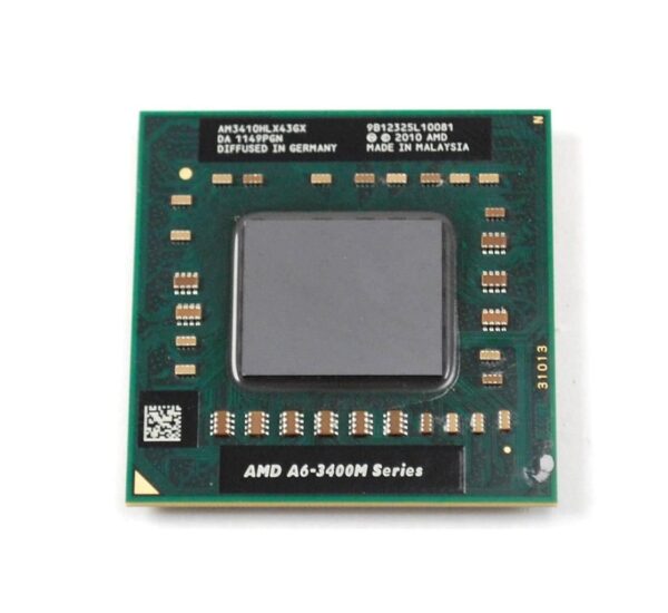 AMD Mobile x4 A6-3410MX 1.6GHz 4MB FS1 LP CPU AM3410HLX43GX
