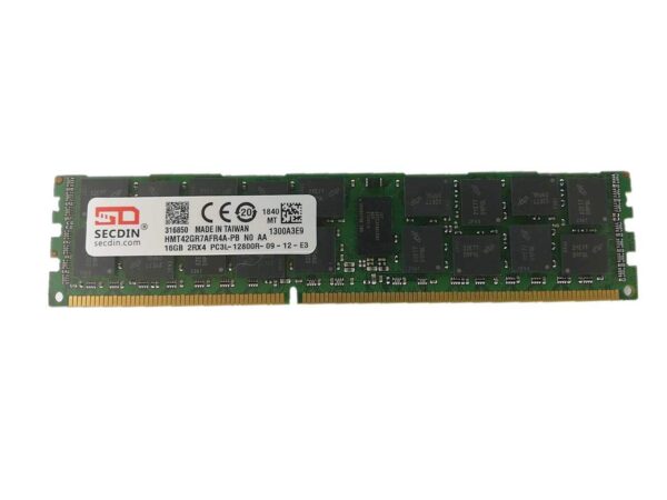 16GB RAM DDR3 1600 MHz PC3L-12800R ECC 2RX4 1.35V - HMT42GR7AFR4A-PB