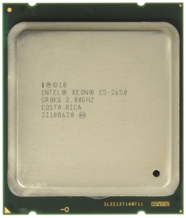 "Intel Xeon Eight-Core E5-2650 2.0GHz 8.0GT/s 20MB LGA2011 Processor without Fan, Retail BX80621E52650"