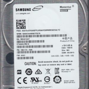 Samsung Momentus 4TB SATA III 5400 RPM 2.5-inch Hard Drive (ST4000LM016 )