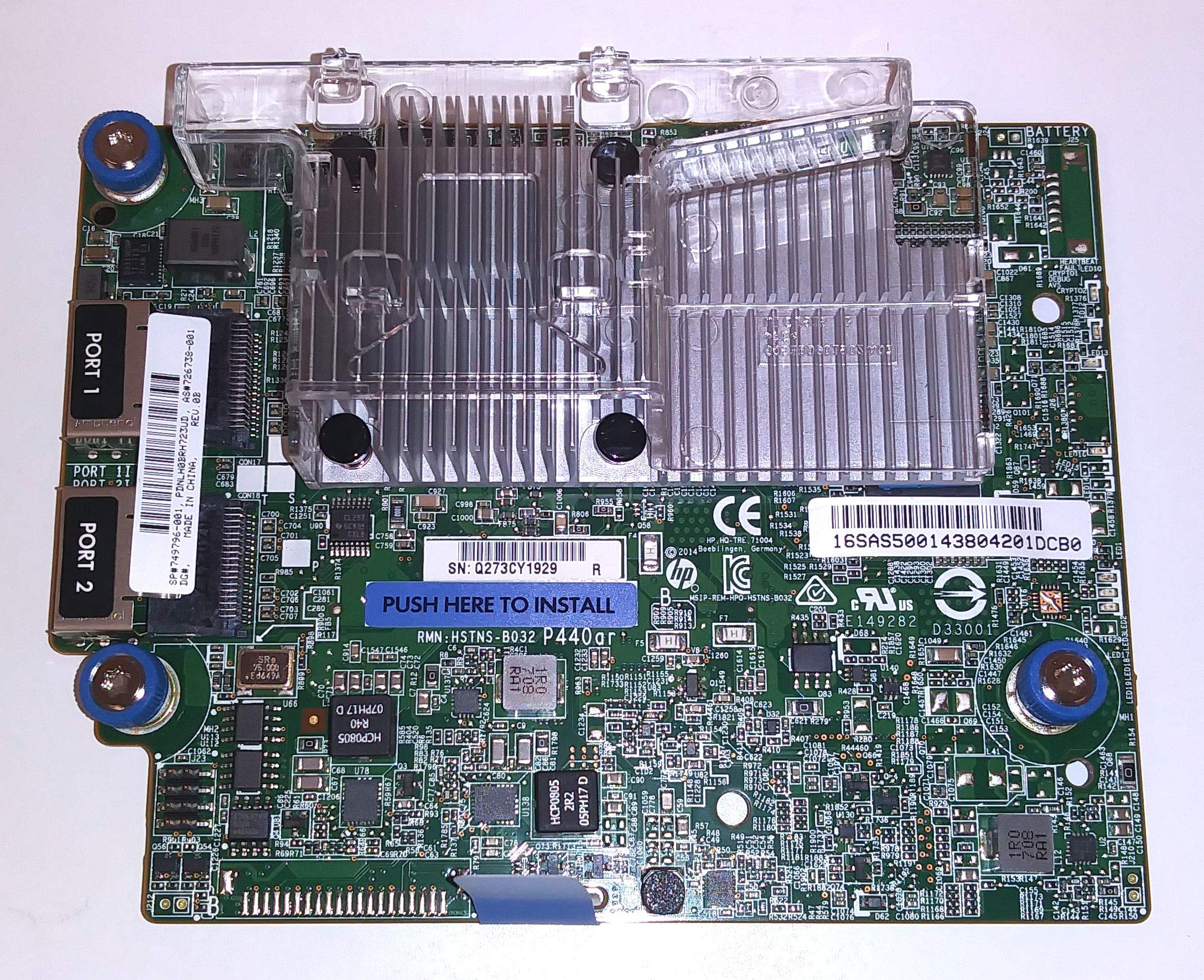HP 749796-001 - HP SMART ARRAY P440AR/2GB FBWC 12GB 1-PORT INT SAS CONTROLLER