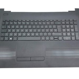 HP 17 Notebook Jack Black German Keyboard PALMREST TOUCHPAD Assembly 856771-041