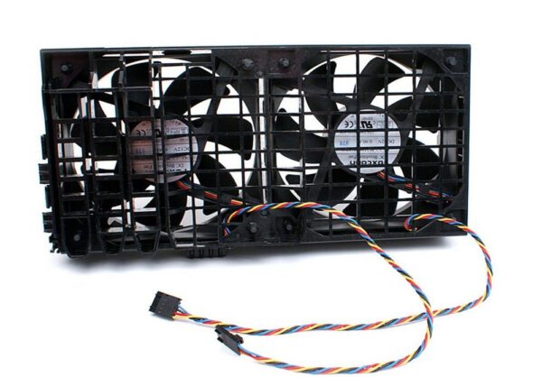 Genuine Dell Precision T3500 T5500 Desktop/Workstation Dual Fan Set 0HW856 HW856