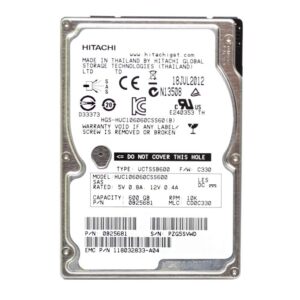 HITACHI HUC106060CSS600 Ultrastar C10K600 600GB 2.5" SAS 6GB/S Hard Disk Drive