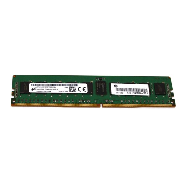 MICRON MTA18ASF1G72PZ-2G1A2 HP Micron 8GB MTA18ASF1G72PZ-2G1A2 PC4-2133P DDR4-2133 288-Pin E