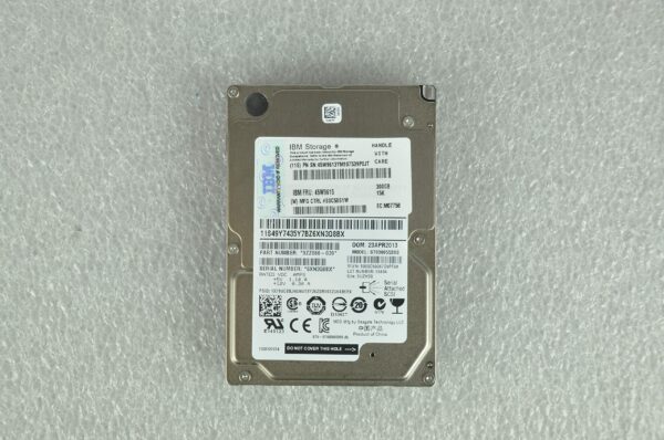 IBM 300Gb 15K SAS 2.5'' SED Hard Drive