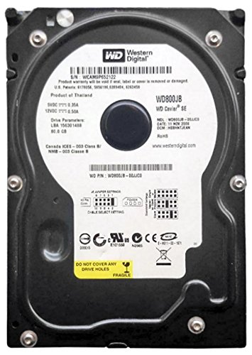 WD800JB Western Digital 80GB 7200RPM ATA 100 3...