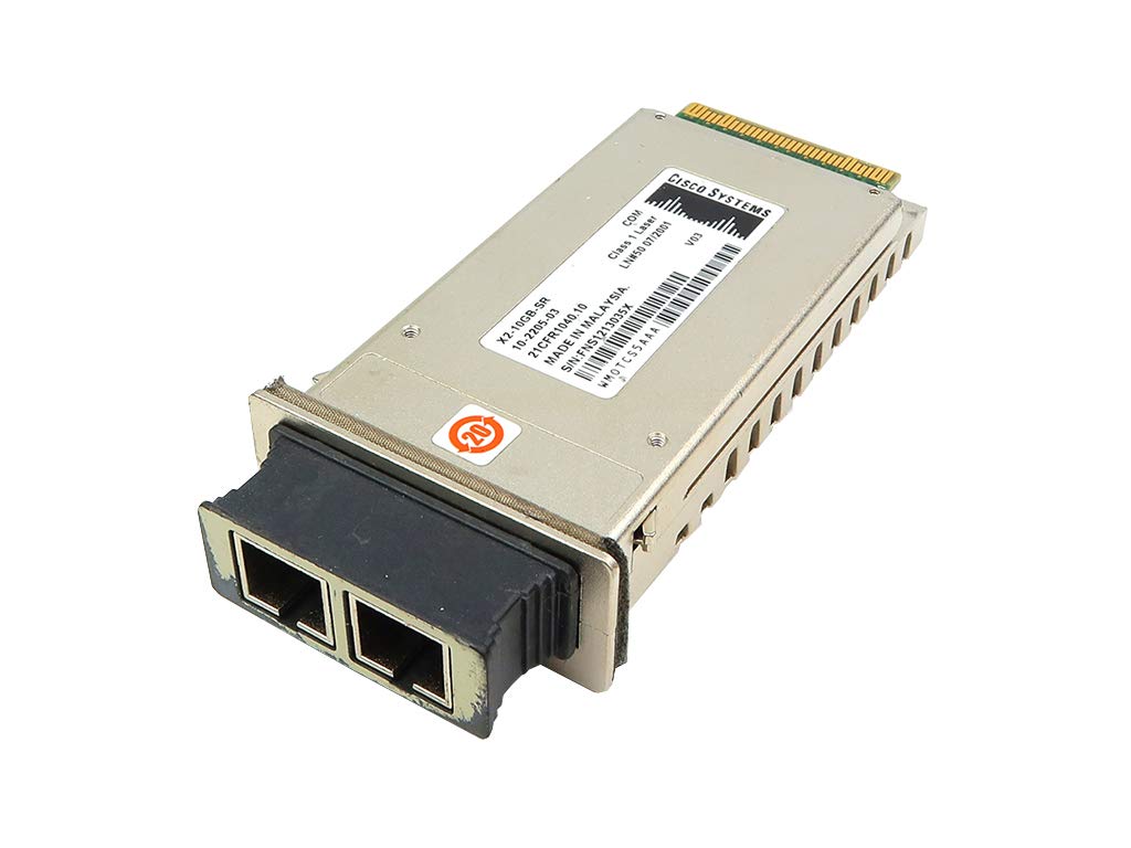 Cisco X2-10GB-SR 10GBase-SR 850nm 10Gbps 300m Duplex SC X2 Transceiver Module 10-2205-03