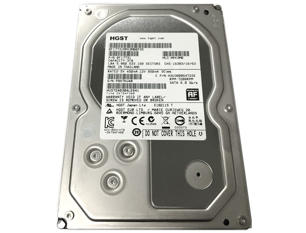 HITACHI HUS724040ALA640 HITACHI 0F14688 3.5 4TB Enterprise 7200RPM SATA 64MB