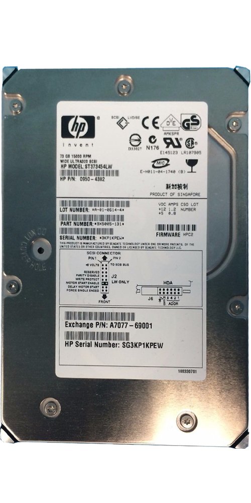 ST373454LW SEAGATE CHEETAH 73GB 68-PIN ULTRA320 SCSI 15000RPM 8MB 3.5 HARD DRIVE