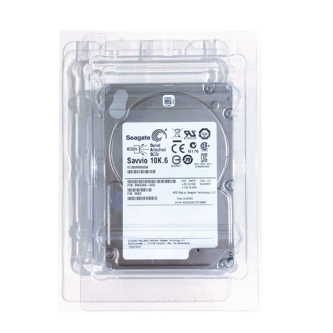 Seagate 300GB ST300MM0006 Savvio 10K.6 10000 RPM 2.5 SAS 6 Gb/s 9WE066-003 512n, Firmware FW 0003 Generic Model Server Enterprise Hard Drive HDD