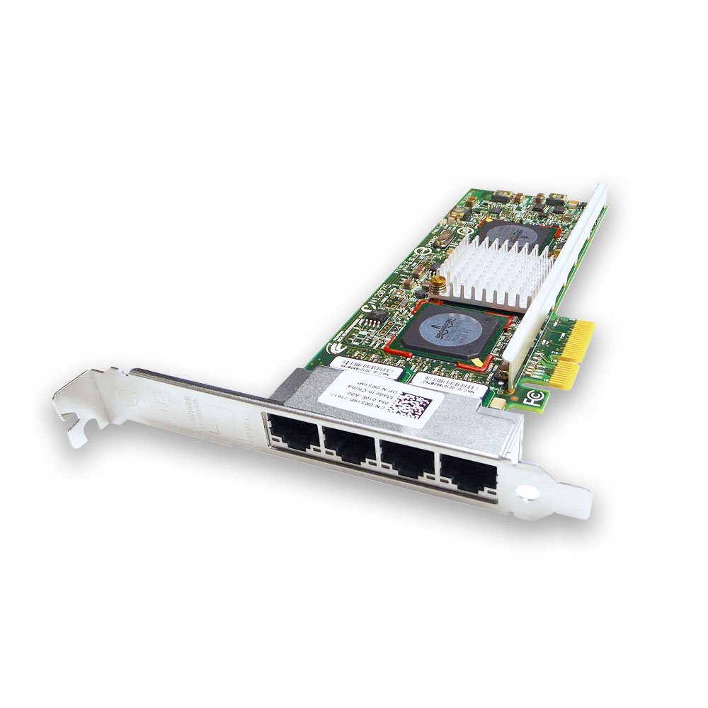 Dell / Intel Pro/1000 ET Quad Port PCI-E Server Adapter With Both Brackets E1G44ET-DELL HM9JY