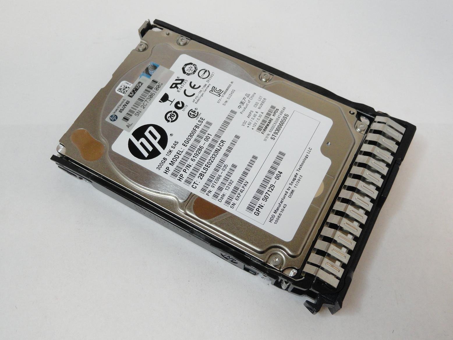 619286-001 HP 300GB 10K RPM SFF 2.5 Inches SAS 6GBits Dual Port H