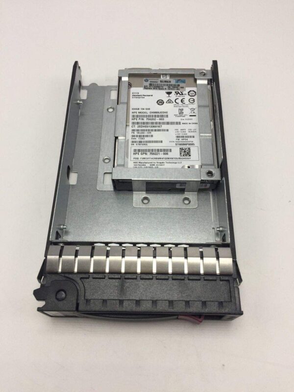 759202-003 HPE 600GB 15K 12G SAS SFF SC Hard Drive