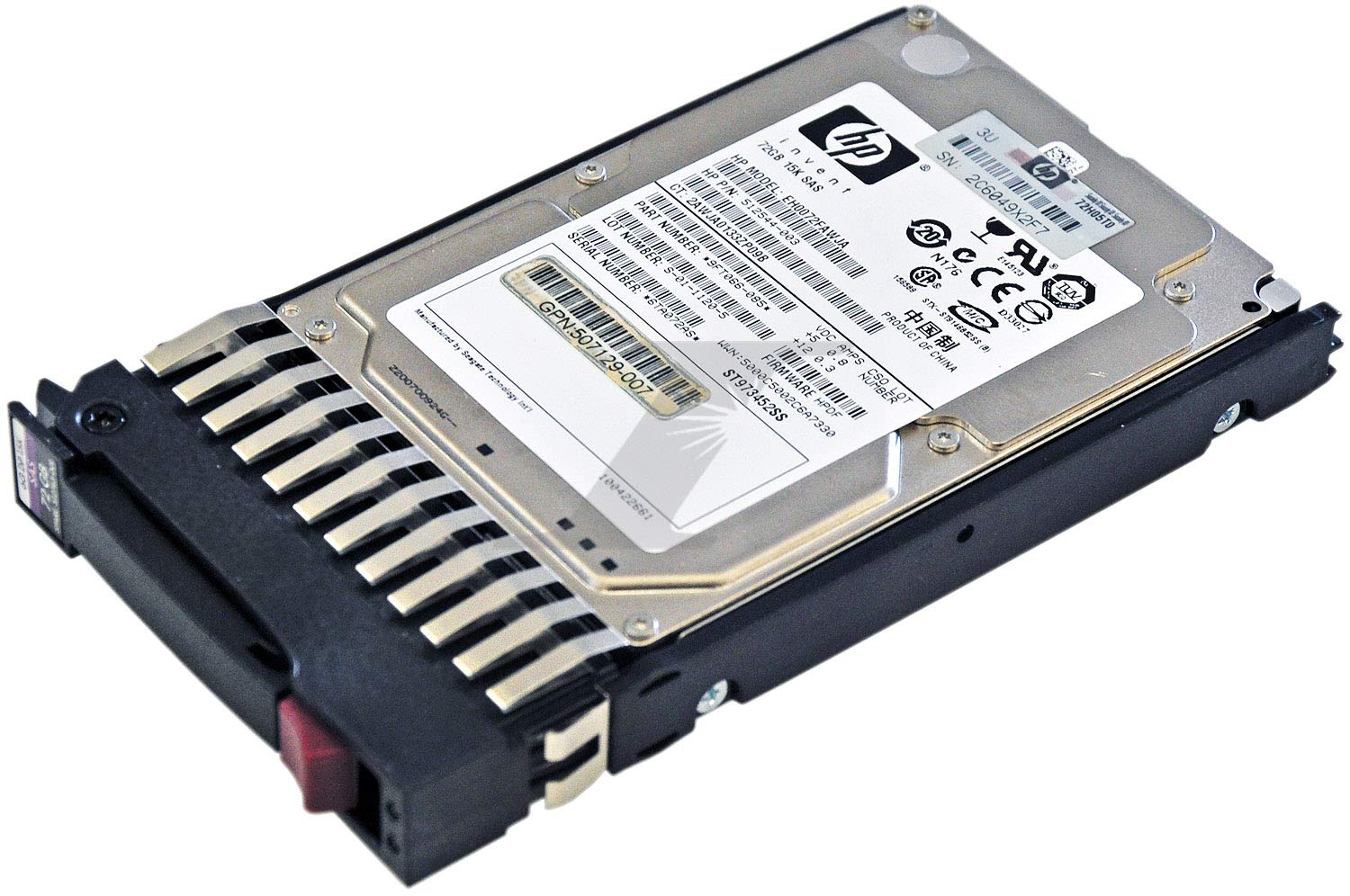 HPE HP 512743-001 72GB 15K 6Gbps 2.5" SAS Internal Hard Drive