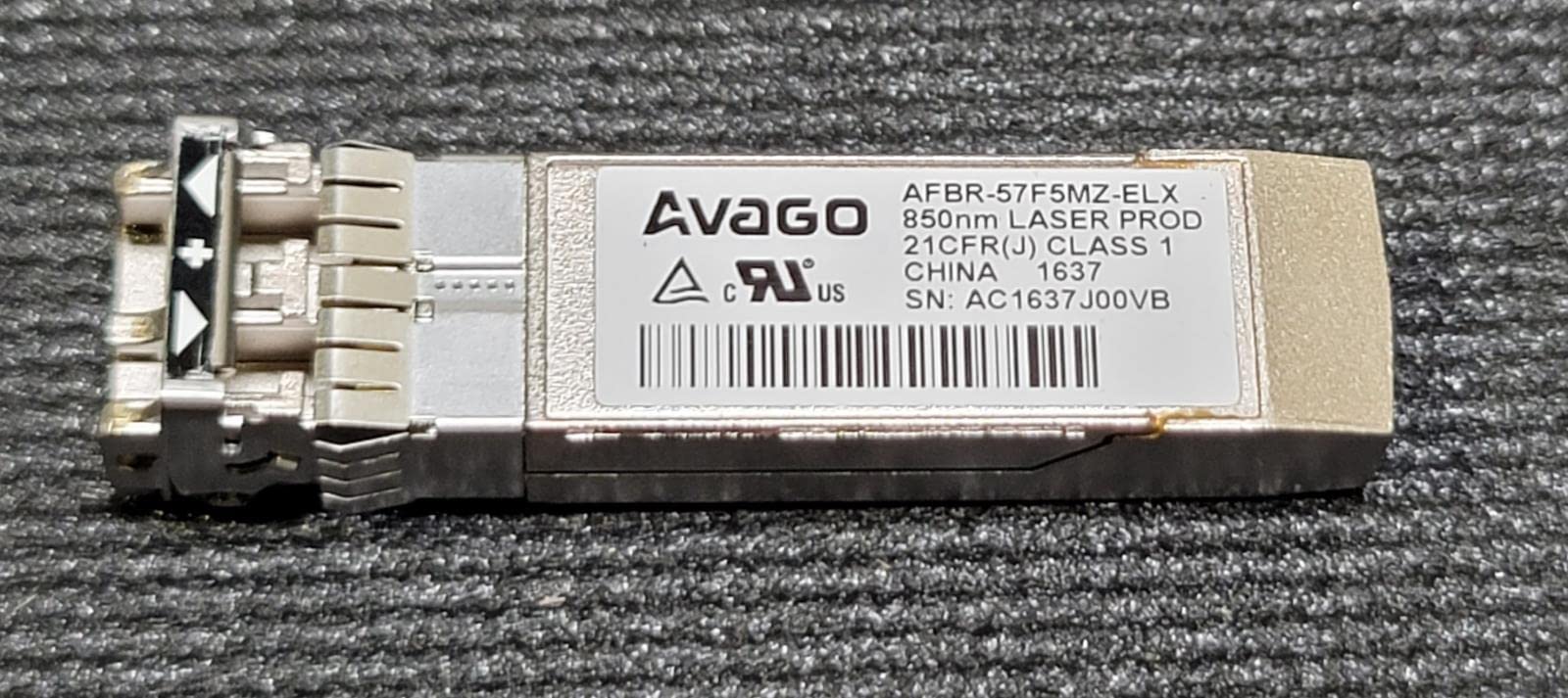 Avago 16Gb/s SFP+ Optical Transceiver AFBR-57F5MZ-ELX
