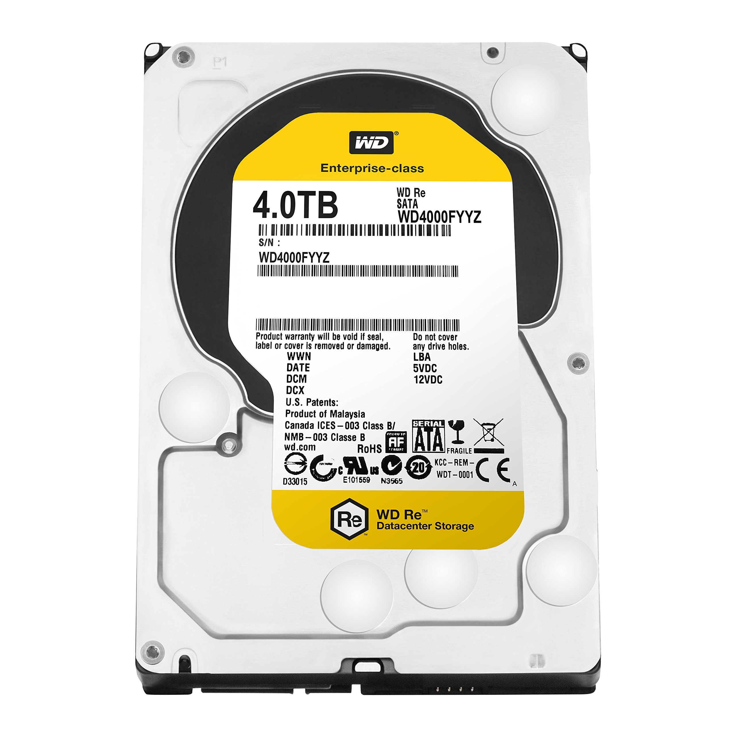 Western Digital RE WD4000FYYZ 4 TB 3.5" Internal Hard Drive