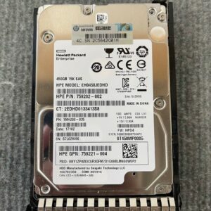 759202-002 HPE 450GB 15K 12G LFF SAS SC Hard Drive