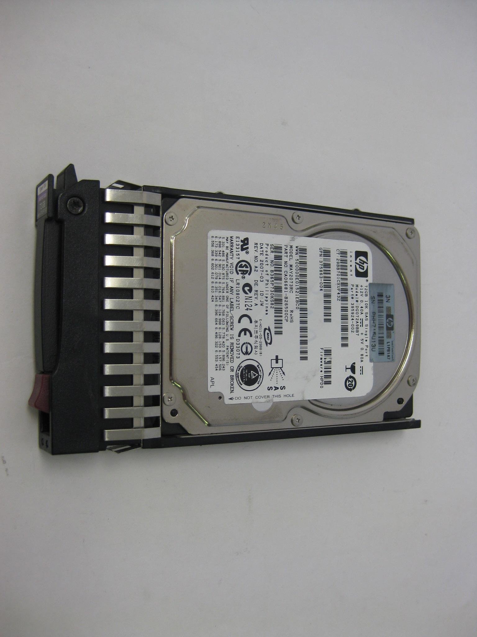 Compaq HP DG072A9BB7 73GB Hard Drive