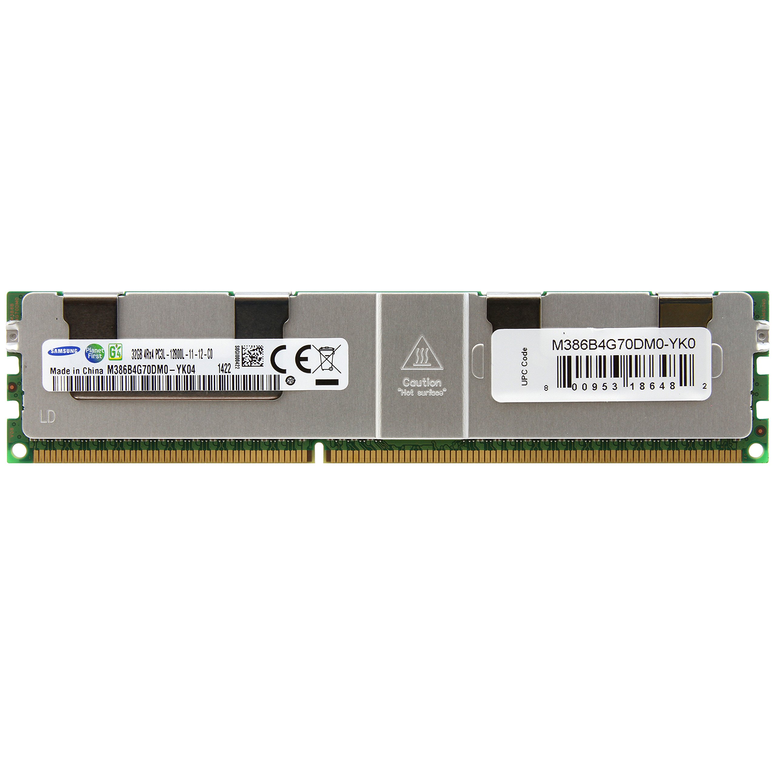 Samsung DDR3L 1600MHzCL11 32GB LRDIMM 4Rx4 (PC3 12800) Internal Memory M386B4G70DM0-YK0