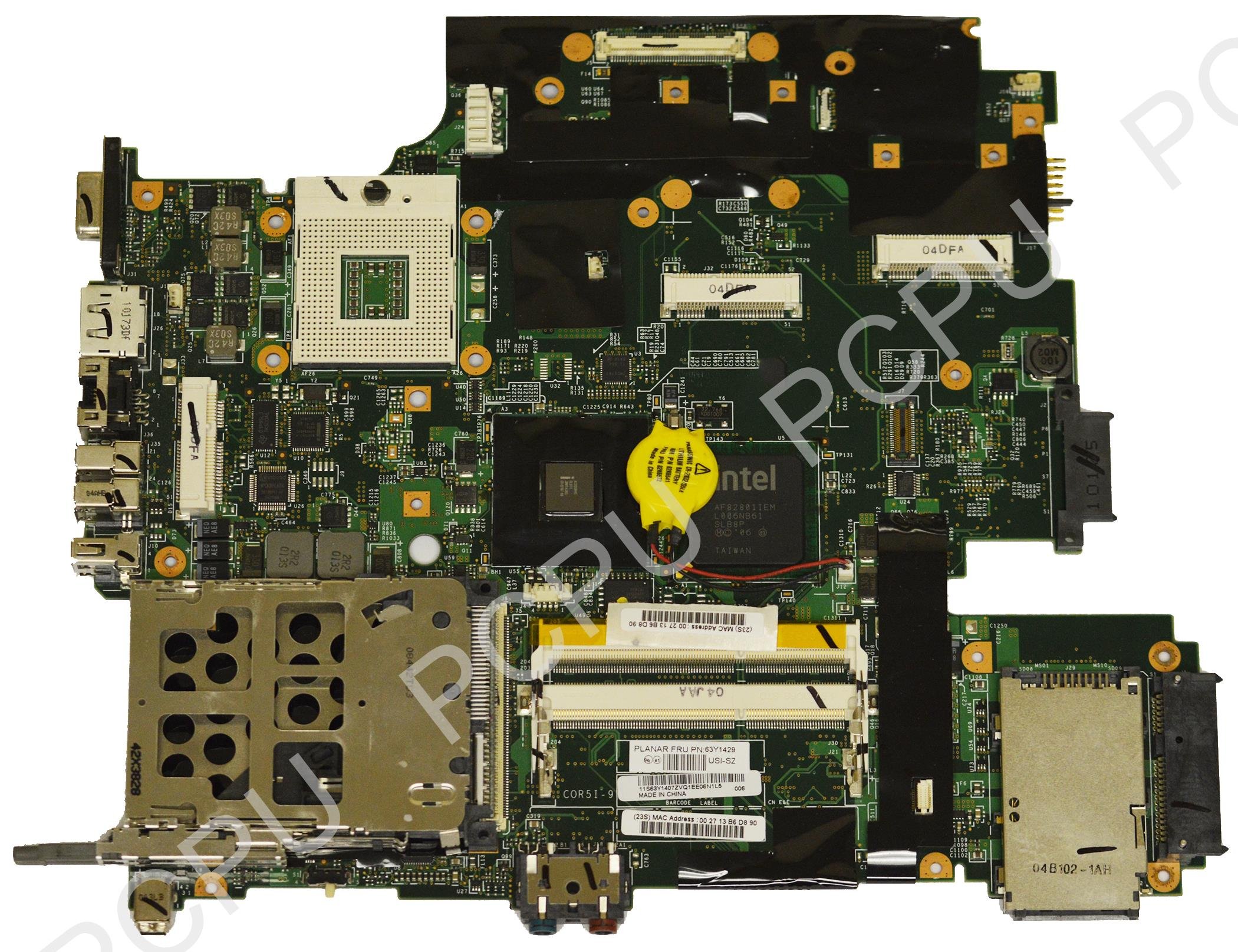 63Y1429 Lenovo T500 Intel Laptop Motherboard s478