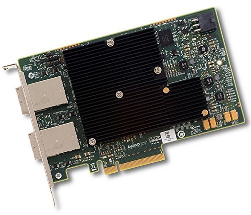 LSI Logic Controller Card 05-25600-00 9300-16i 16Port 12Gb/s SAS x8 PCI-Express 3 Full Height Brown Box