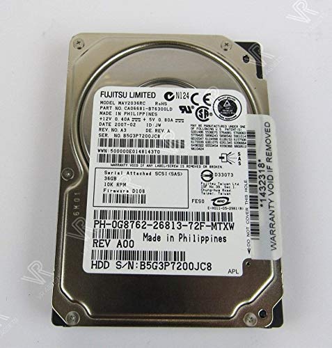 Fujitsu MAY2036RC SAS 2.5-Inch 36GB 10K RPM