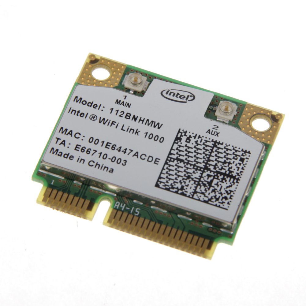 Intel Centrino Wireless-N 1000 b/g/n 112BNHMW 300Mbps Wireless Half Mini Card