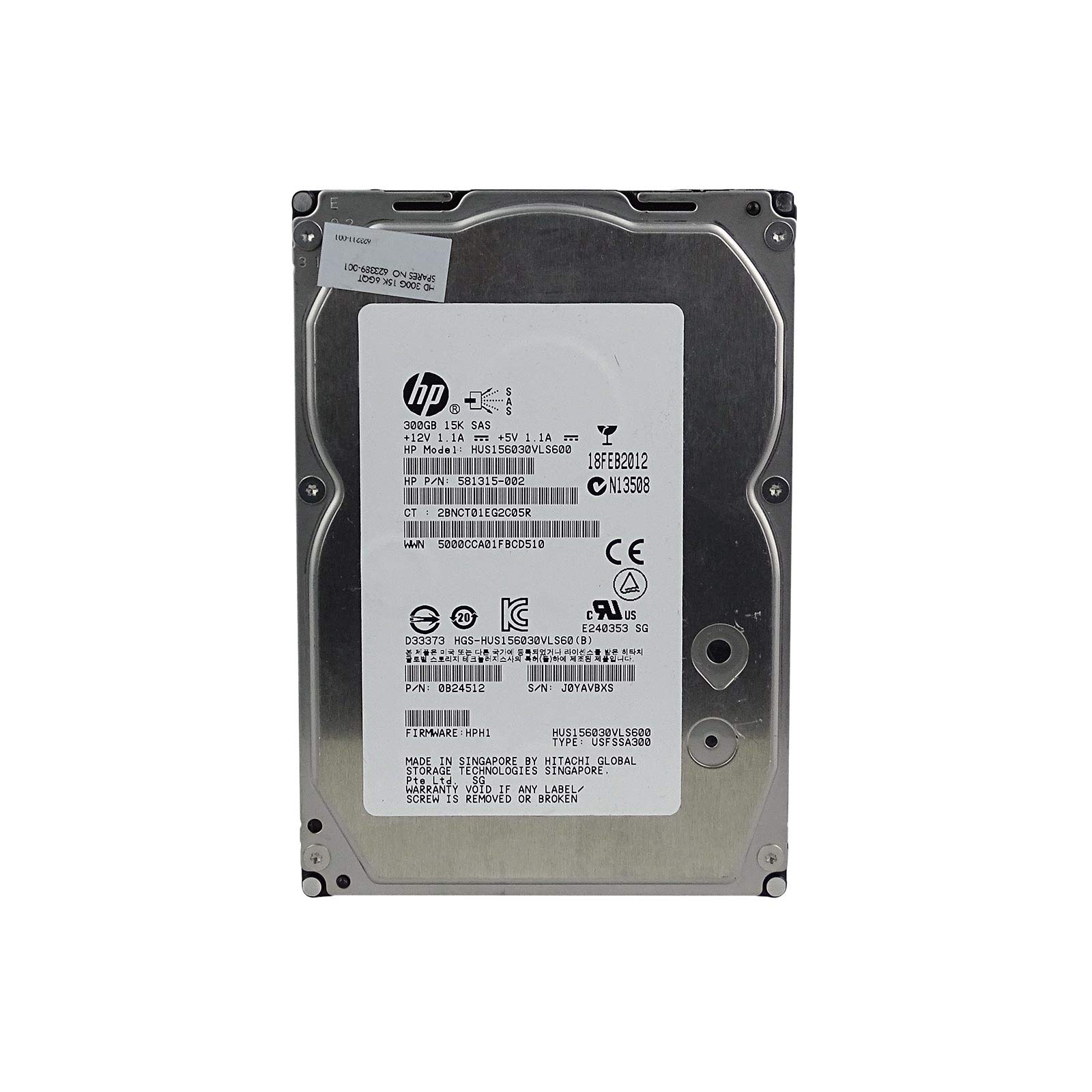 HP 581315-002300GB 15K RPM SAS 3 5 inch Hard Drive