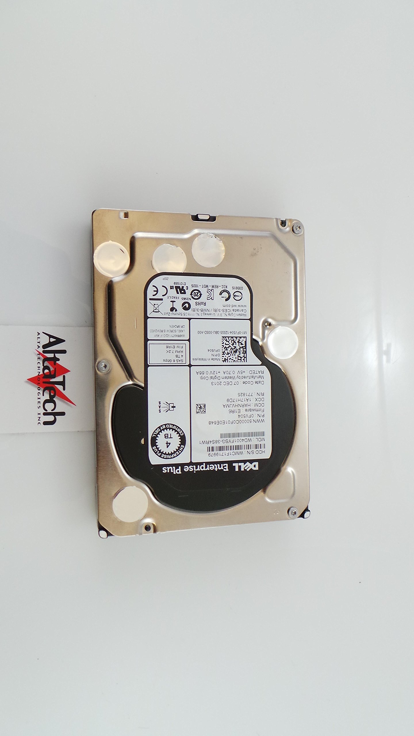 FV504 Dell - 4TB 7.2K 6Gb/s 3.5" SAS HD